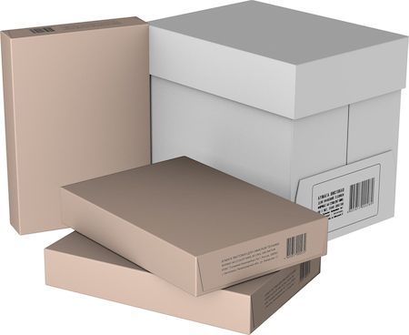 Бумага А4 500л 80 г/м2 WHITE BOX ECO 60 % ЭКОА4 Svetocopy