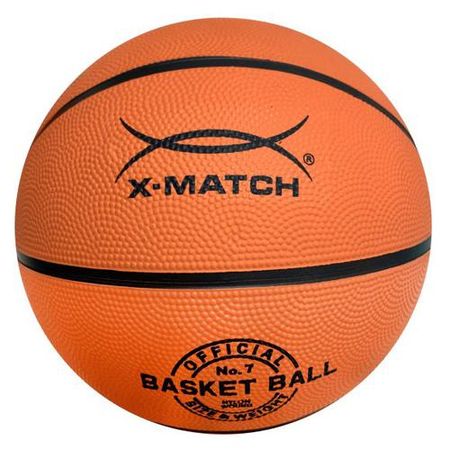 X-Match Мяч баскетбольный (размер 7, ПВХ) 56462, (Shantou City Chenghai District Huada Toys Co., Ltd)