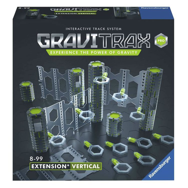 Кинетический Конструктор GraviTrax PRO. Вертикаль (дополнительный набор к коду 211266, в коробке, от 8 лет) 26816, (Ravensburger)