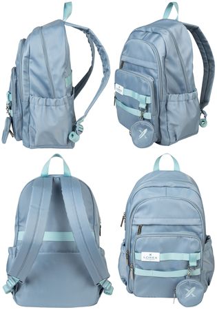 Рюкзак молодежный ERGONOMIC M15 "GRAY BLUE" 45х30х15 см LXBPM15-GB LOREX