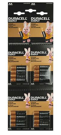 Элемент питания LR06 DURACELL MN1500  BASIC 4х4