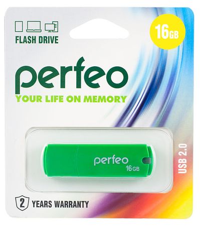 USB-флеш-накопитель PERFEO 16GB C05 Green